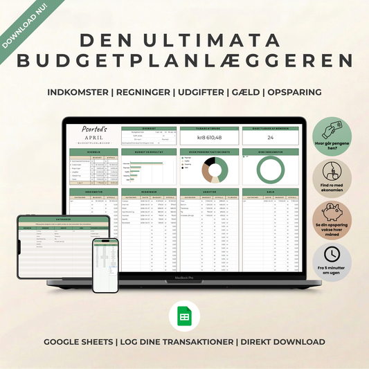 Psorted Budgetpakke - Til din daglige økonomi