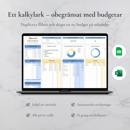 Psorted Budgetpaket – För din vardagsekonomi