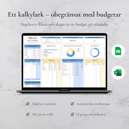 Psorted Budgetpaket – För din vardagsekonomi