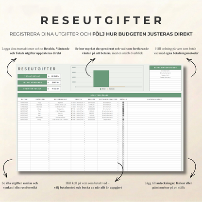 Psorted Annual Budget - Collect the year in one place